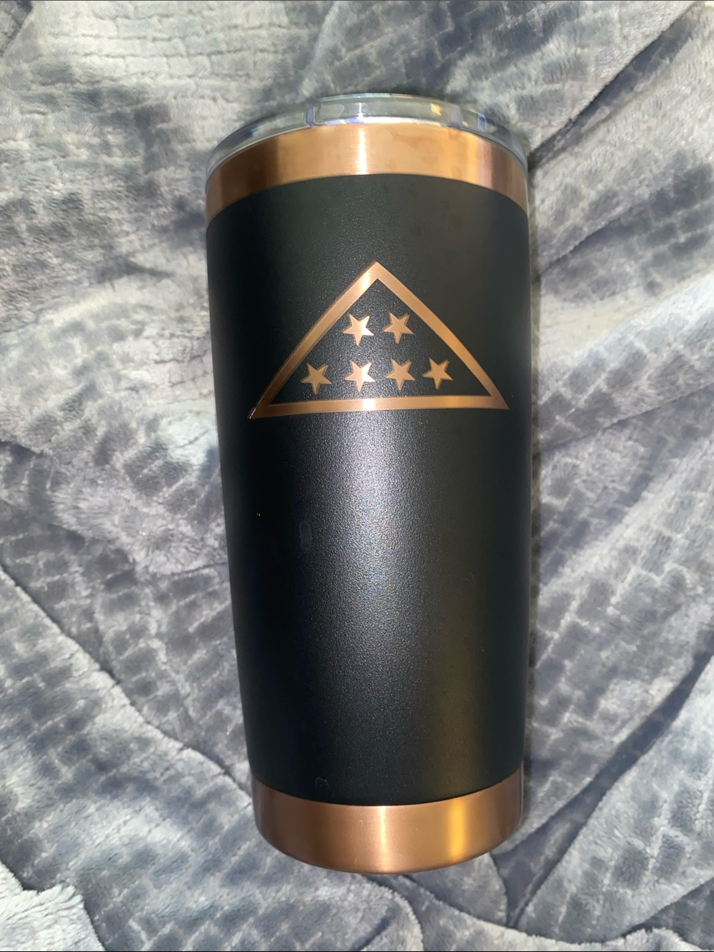 Yeti Black & Rose Gold Limited Edition Folds of Honor Rambler - 20oz